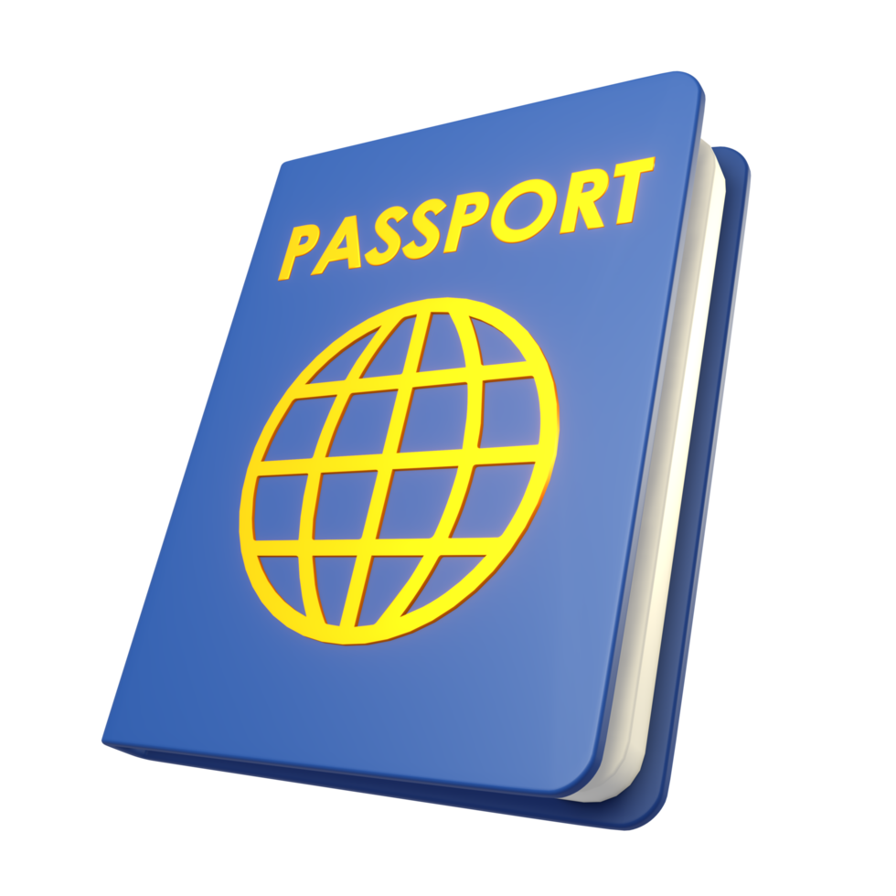 3d objek passport png