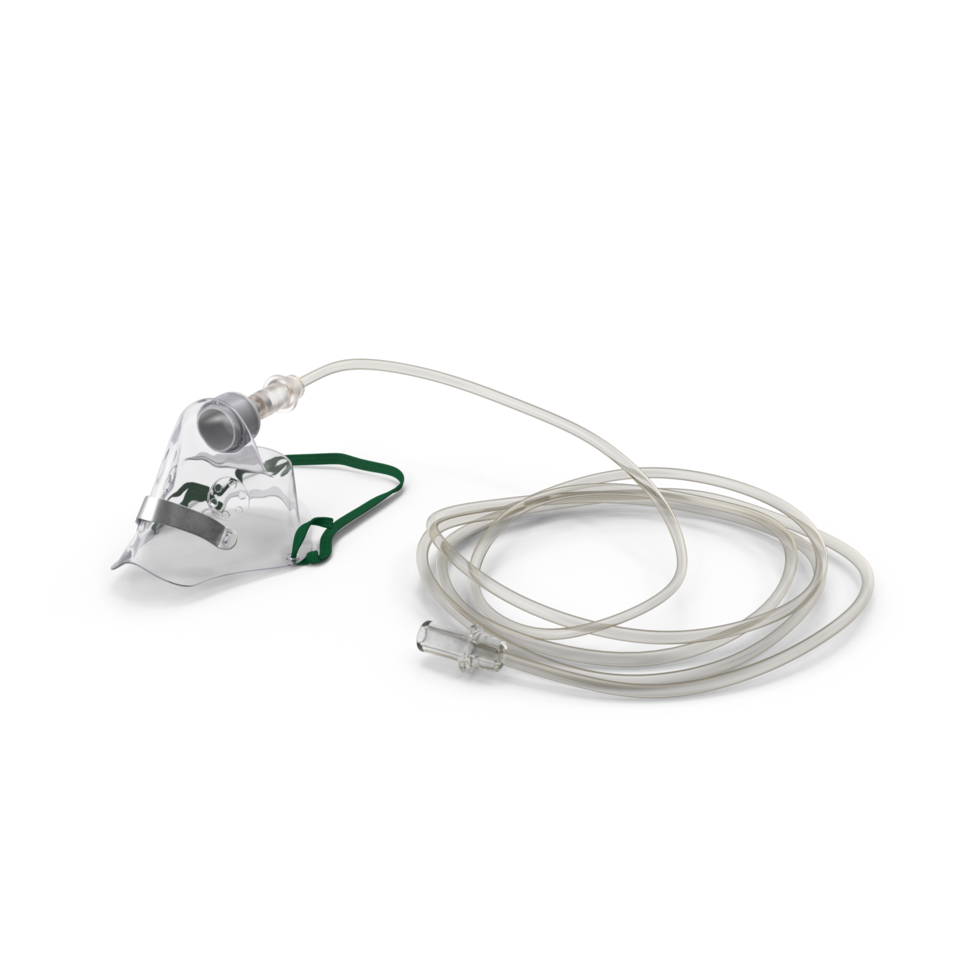 Nasal Cannula, Medical Oxygen Equipment , 3d render, transparent background, png