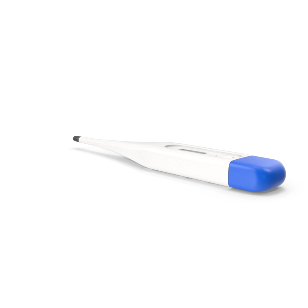 Medical Thermometer, Accurate Temperature Readings , 3d render, transparent background, png