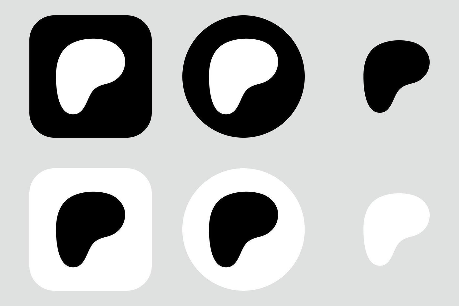 Patreon Logo Bundle Icon Set vector