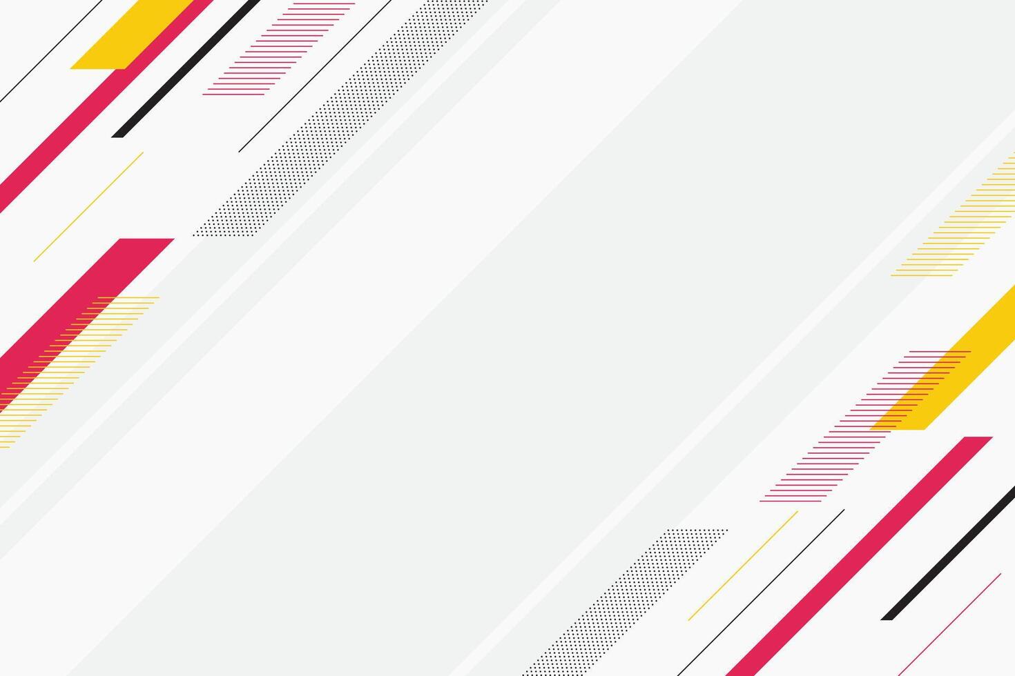 Dynamic diagonal line background with red and yellow accents vector