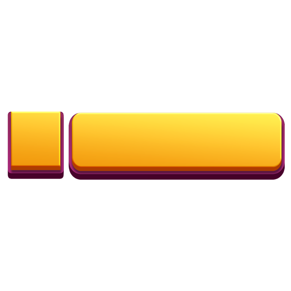 Glowing Yellow Name Tag with Modern Style png