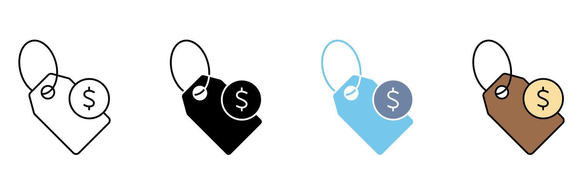 EXPENSIVE concept line icon. Simple element illustration. vector