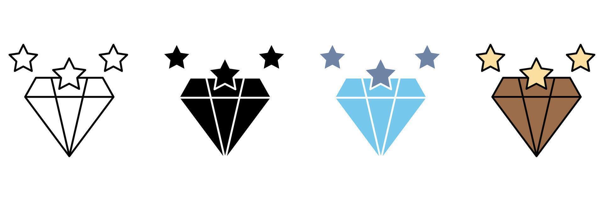 LUXURIOUS concept line icon. Simple element illustration. vector