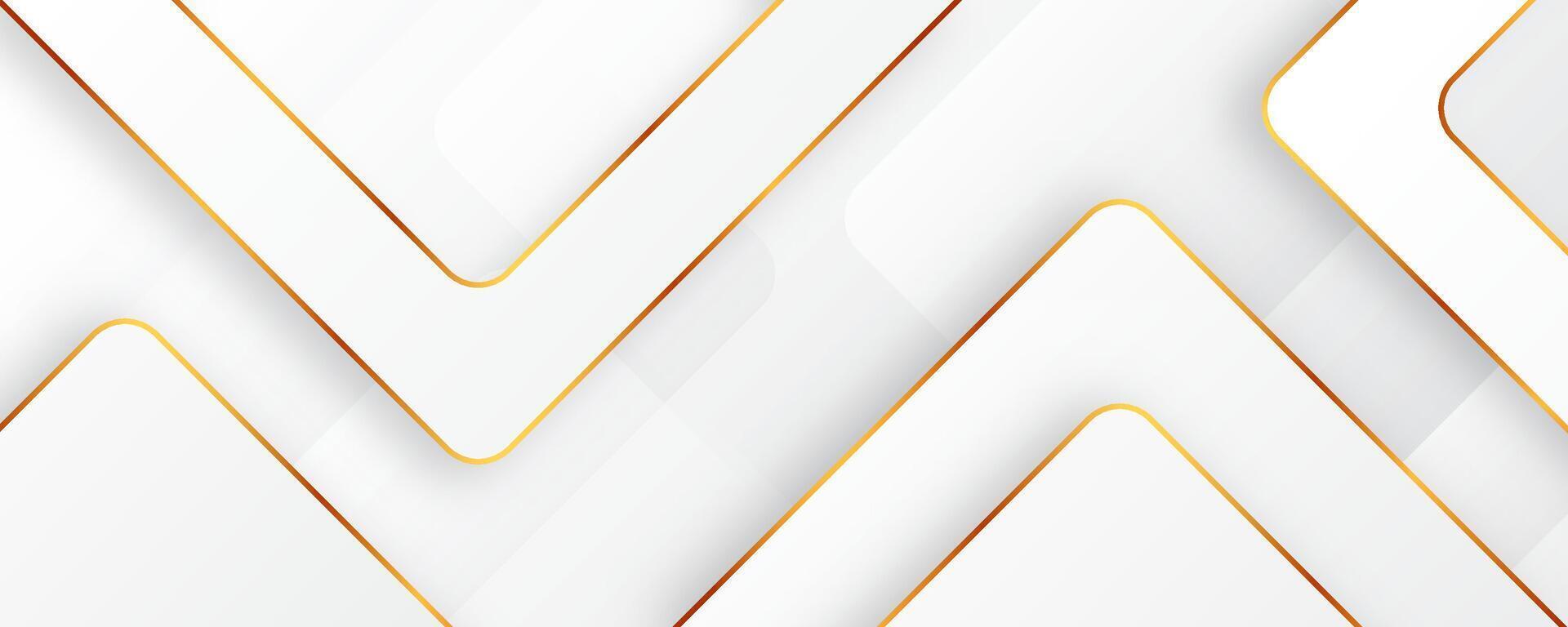 Geometric lines on a white background vector