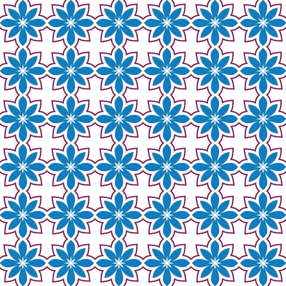 Abstract Seamless Floral Ornament with Ethnic Motif in Vintage Style, Seamless Floral Texture for Backgrounds and Graphic Design Projects vector