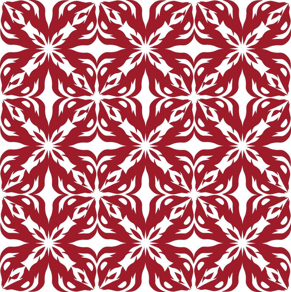 Bright and Cheerful Seamless Flower Pattern, Colorful Seamless Floral Pattern with Geometric Backgrounds for Trendy Textile Designs vector