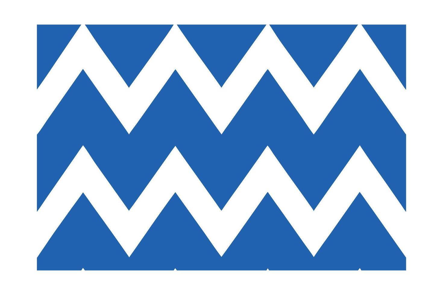 Blue Zigzag Pattern on Graphic Design Element chevron geometric vector