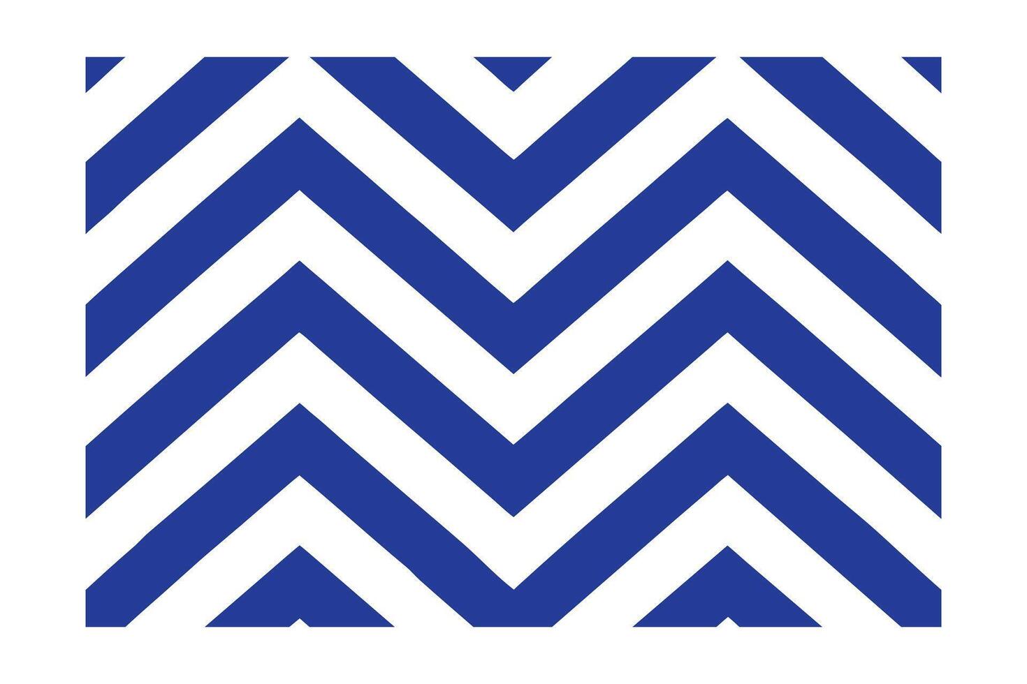 Blue chevron Pattern design with repeating zigzag shapes on a lines vector