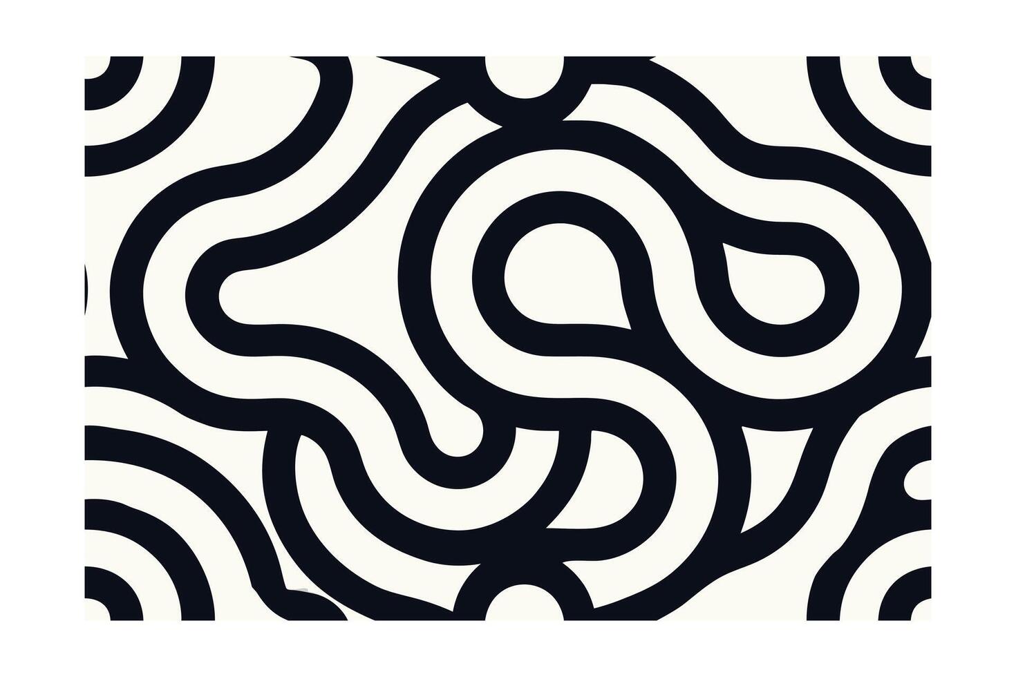 Abstract Pattern curved lines shapes on a neutral curves vector