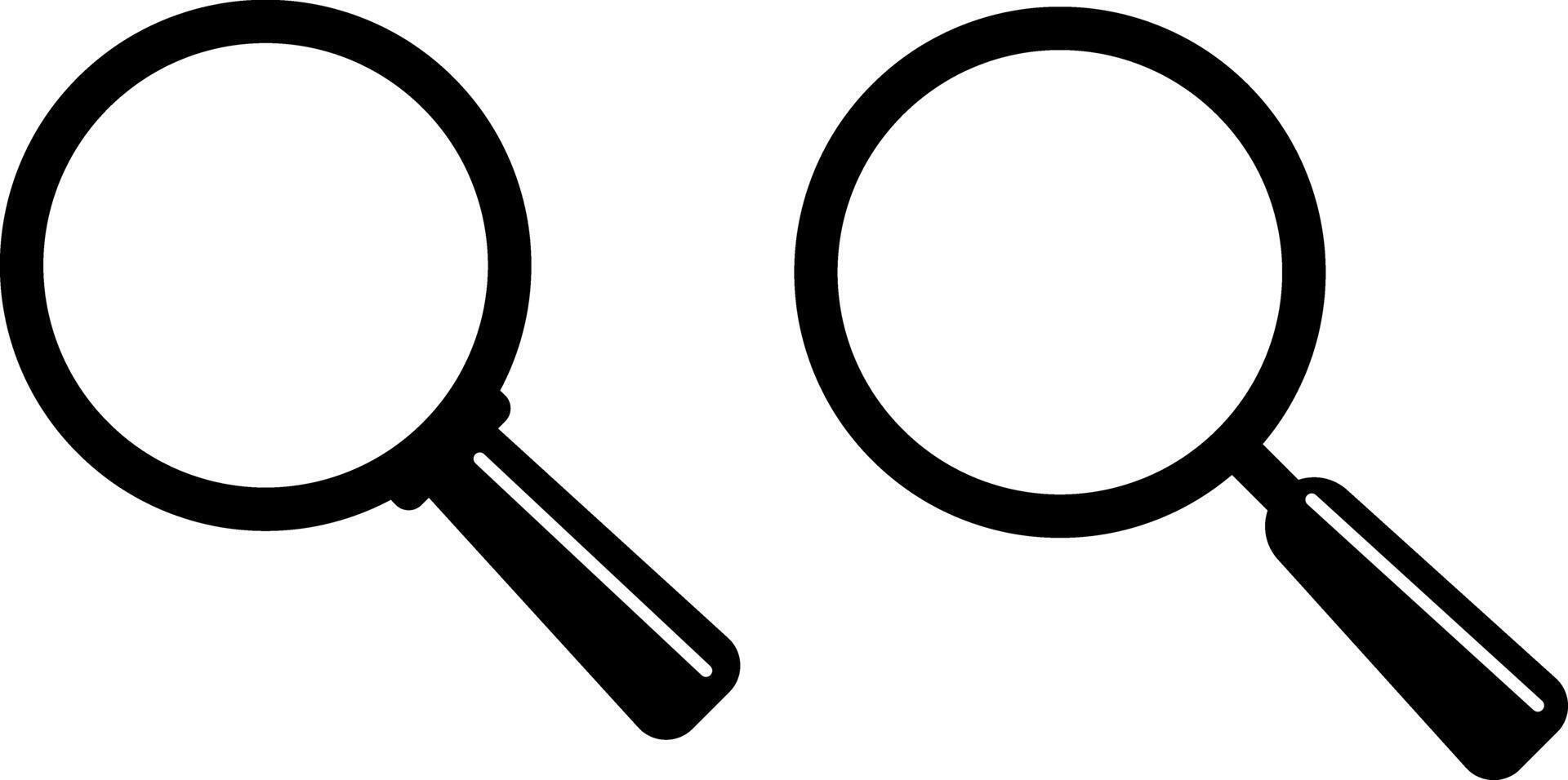 magnifying glass loupe sign. Searching success icon. Explore and discover symbol. Zoom and enlarge sign. find information. Research tools concept vector