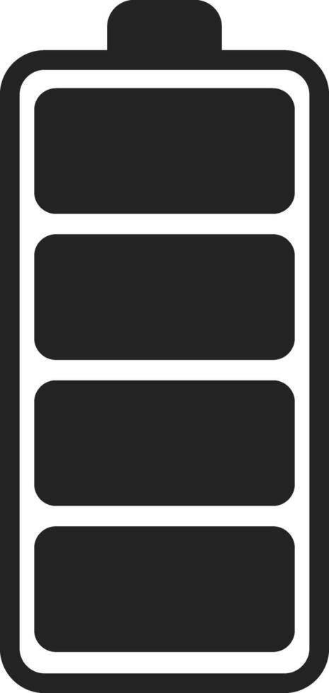 battery full icon . Technology concept. Full battery charge interface button. power electricity and energy symbol. Power level accumulator signs vector