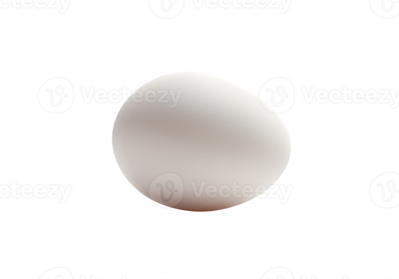 Simple still life of a single white egg on transparent background showcasing its smooth png
