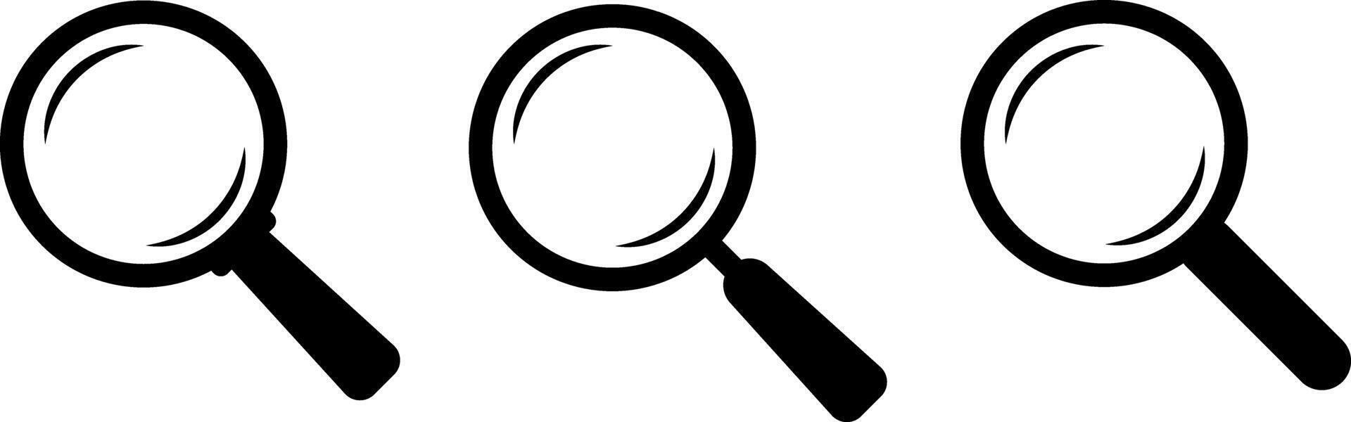 magnifying glass loupe sign. Searching success icon. Explore and discover symbol. Zoom and enlarge sign. find information. vector