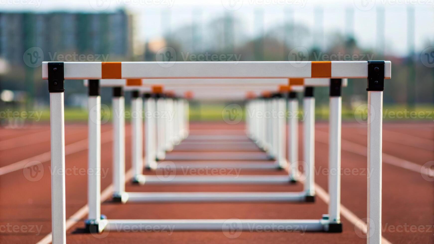 Hurdle outdoor activity. Hurdle outdoor activity track race competition sport athletic running challenge focus determination training exercise photo
