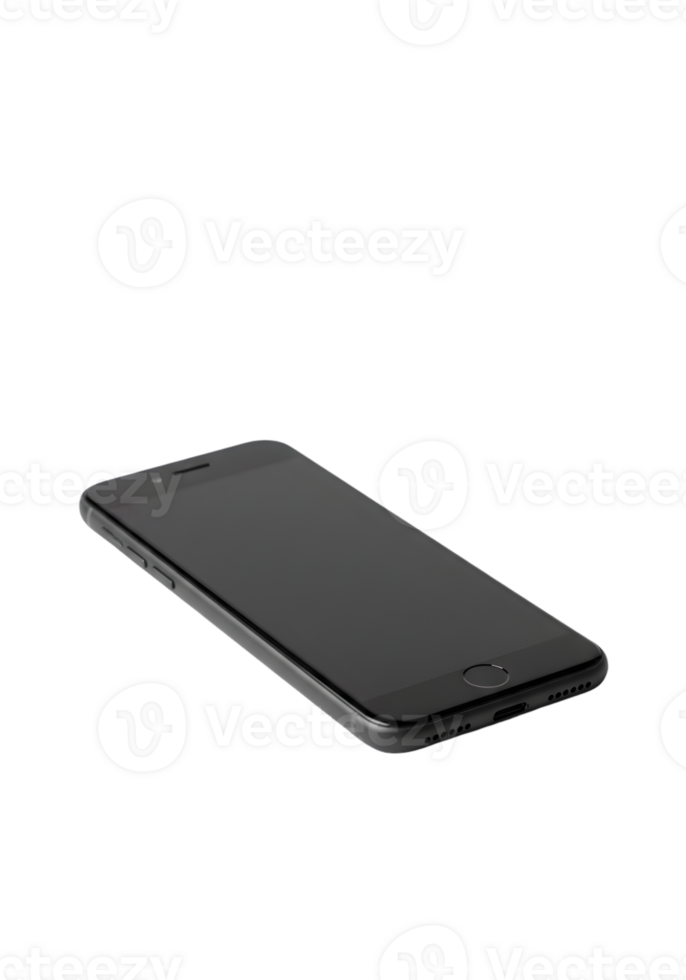 Sleek Smartphone Mockup on Transparent Background png