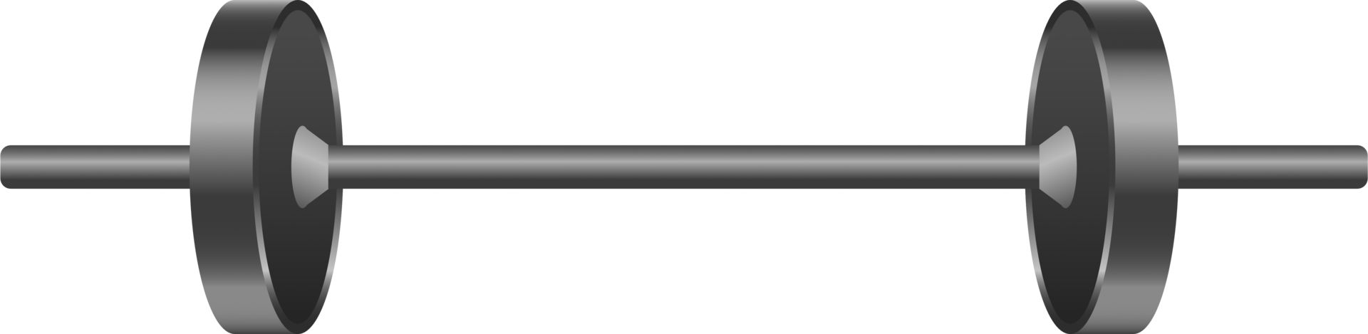 Reguler barbell illustration with gradient color png