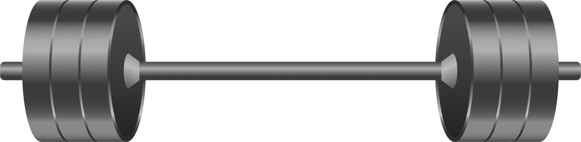 Illustration of a heavy metal barbell png