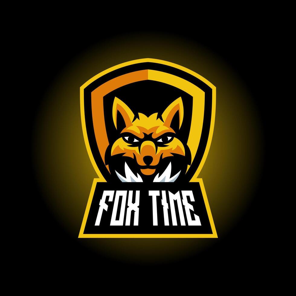 Fox Team Mascot Logo vector