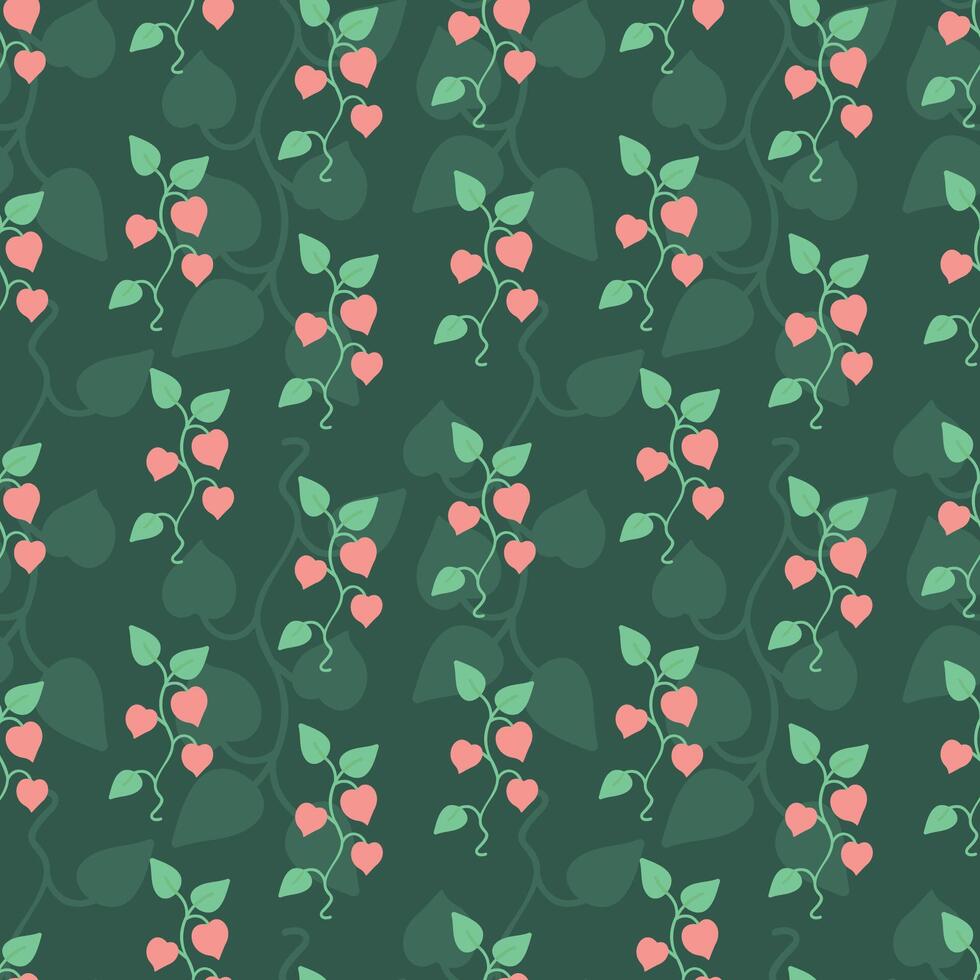 Leaf pattern. Infinite background. Seamless packaging design. vector