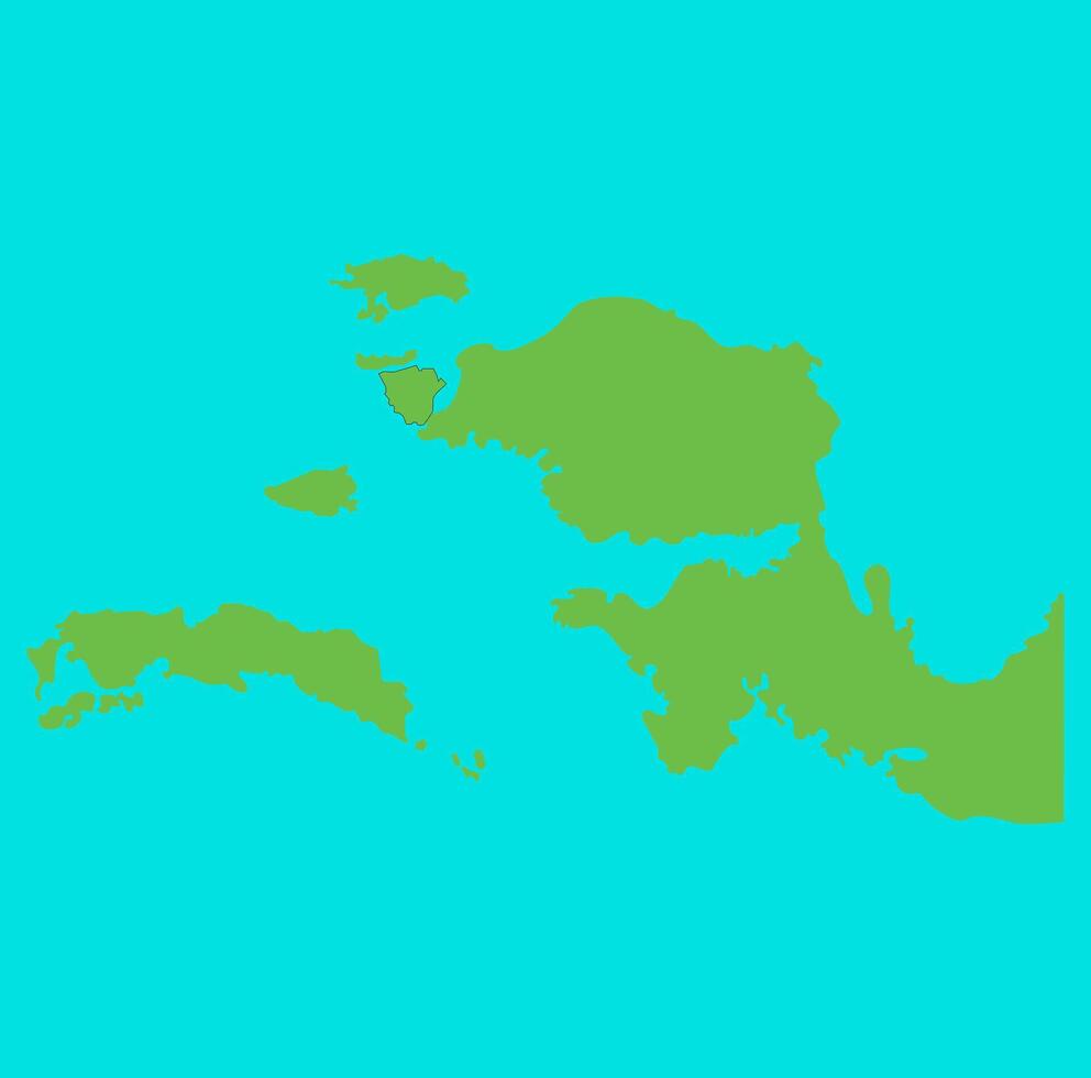 Cartoon Island Map Simple Design Icon Digital vector