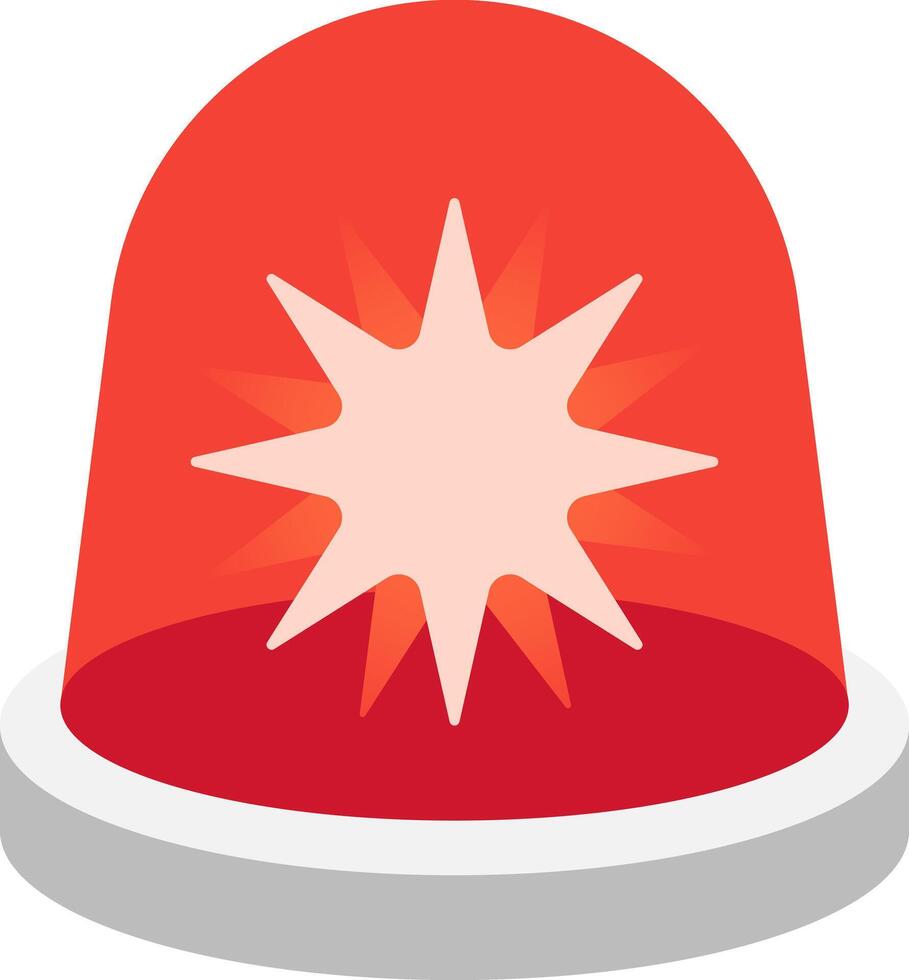 Emergency siren icon symbol vector