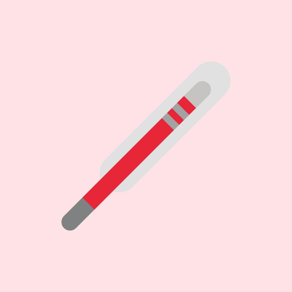 Image of a pregnancy test kit with two red lines on a pink background, symbolizing a positive pregnancy result, suitable for health, pregnancy, and family content. vector