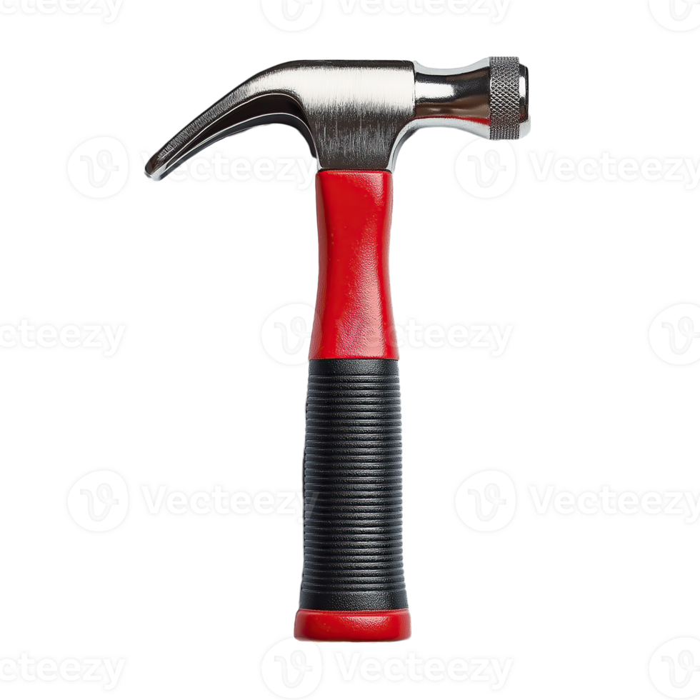 Hammer Hardware Tool. Isolated on Transparent Background for Construction, Repair Equipment, Hand Tool Icons, and DIY Home Improvement Concepts png