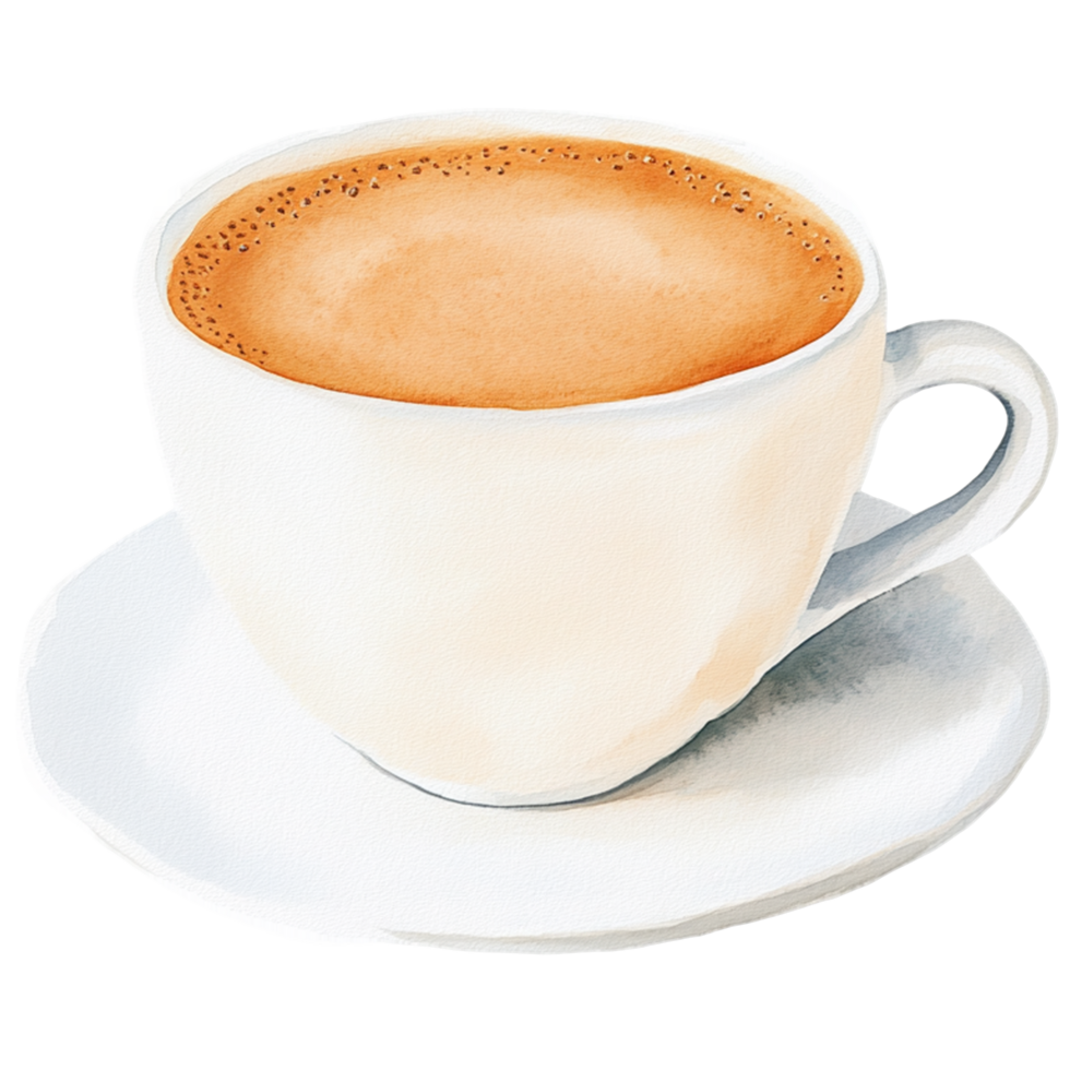coffee cup watercolor clipart png