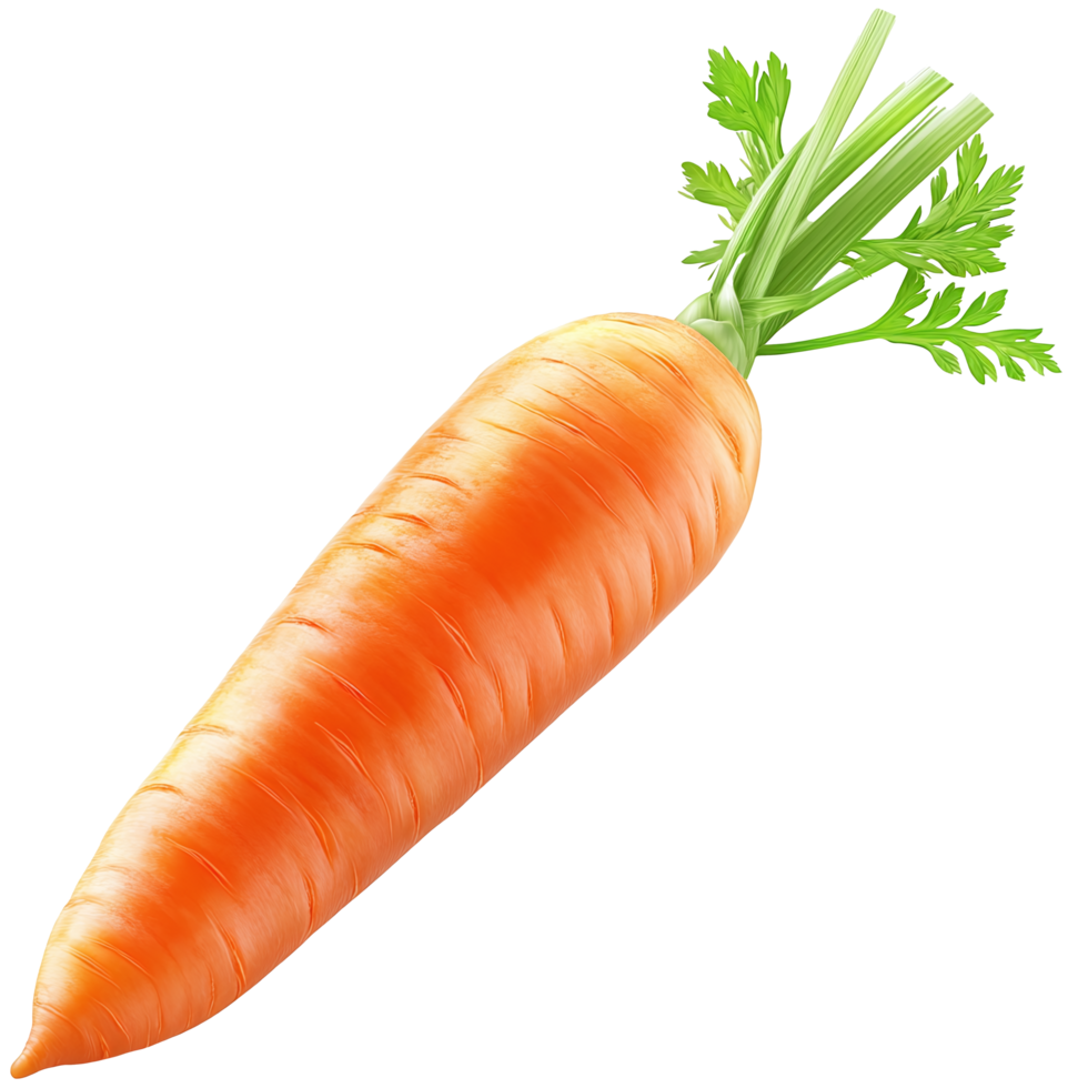 isolated carrot on transparent background png