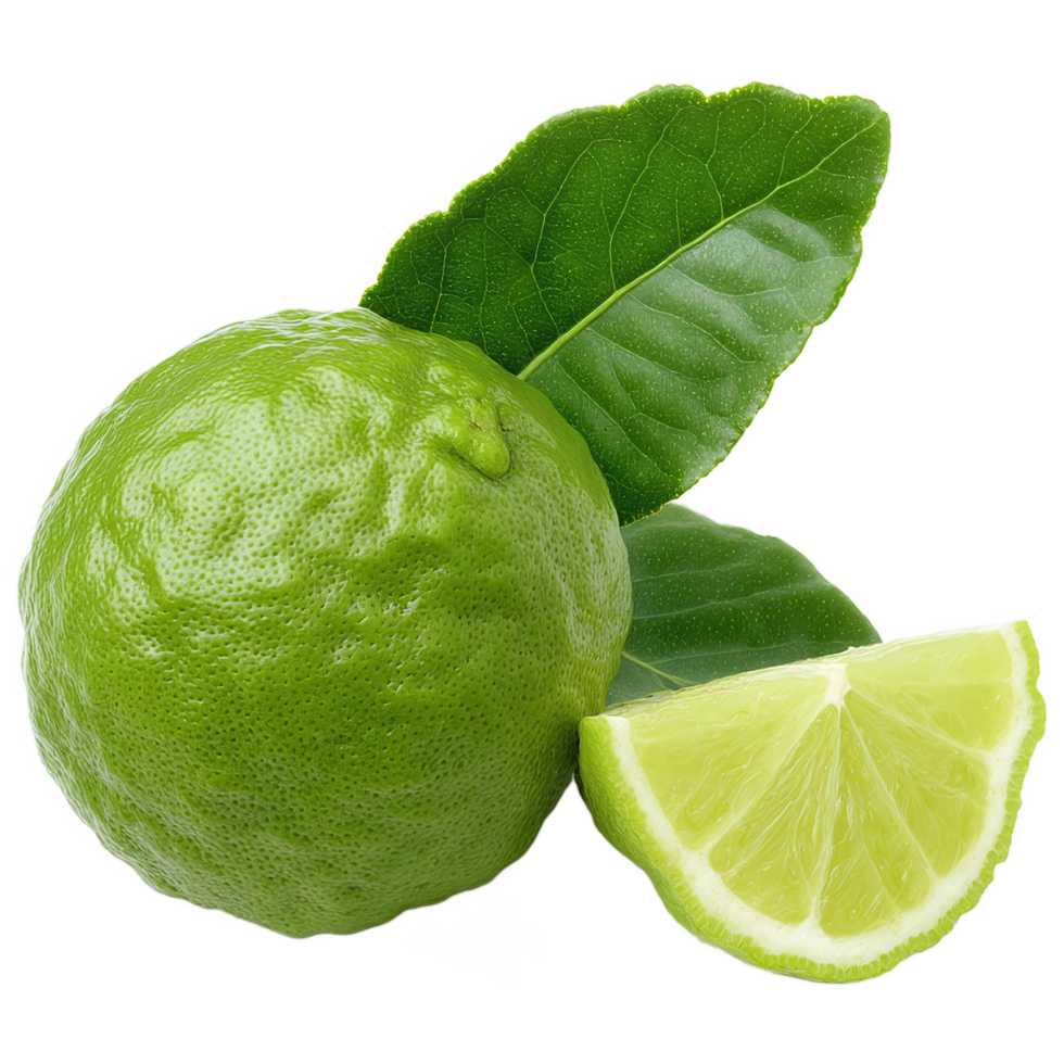 green lime isolated png