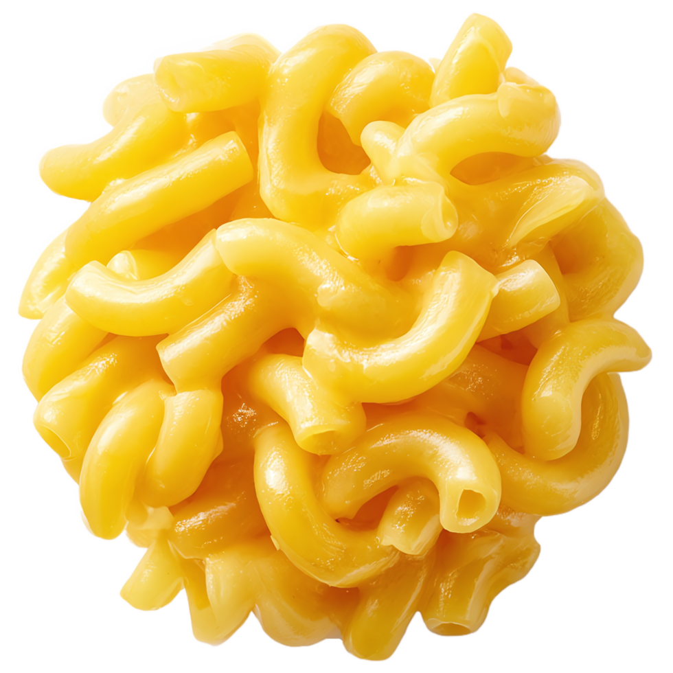 macaroni and cheese on isolated background png