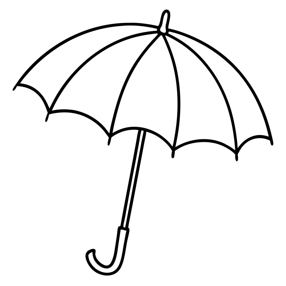 Illustration of an umbrella png