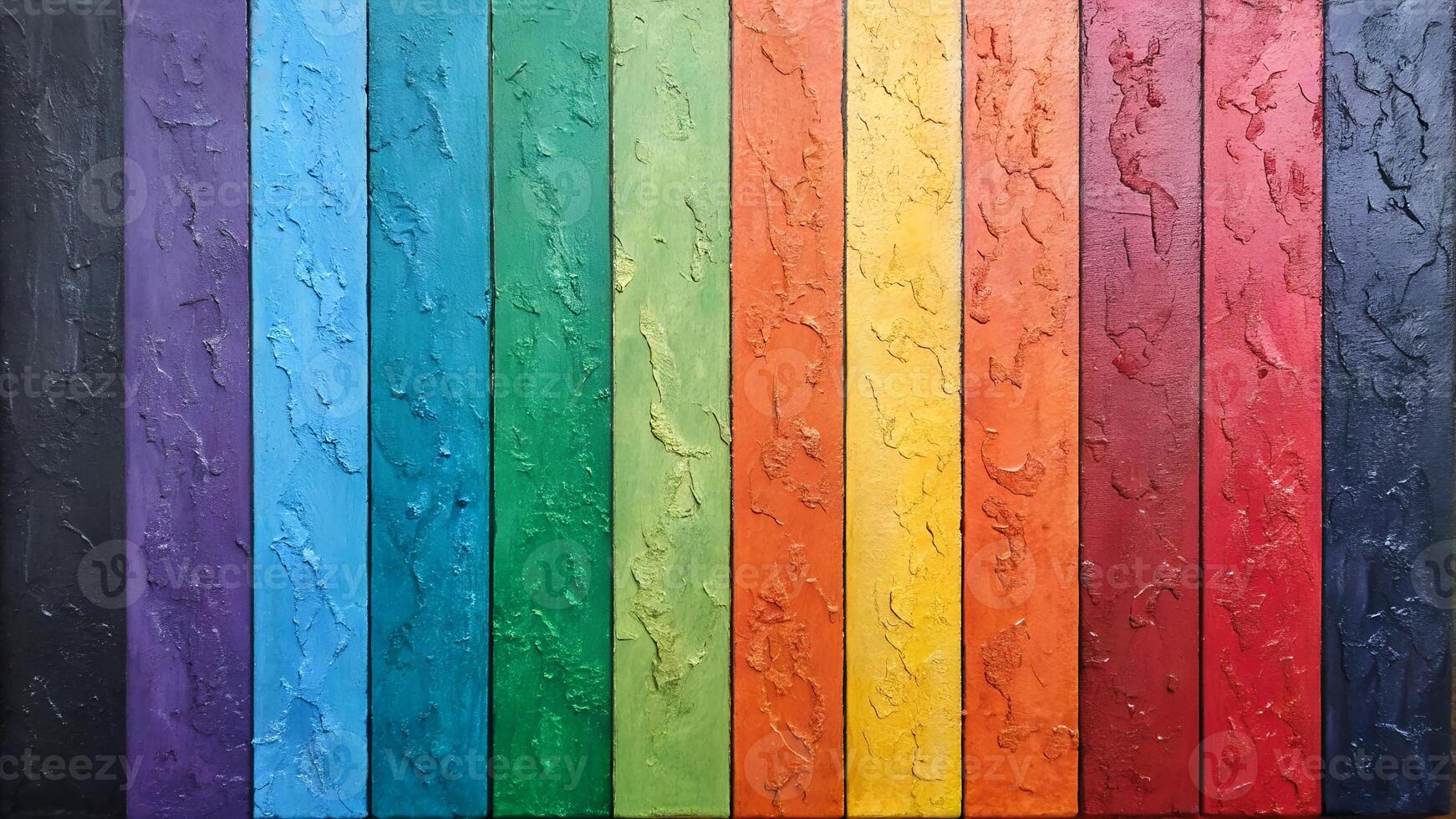 A textured spectrum showcases vibrant colors in an abstract arrangement, perfect for arts and creative projects photo