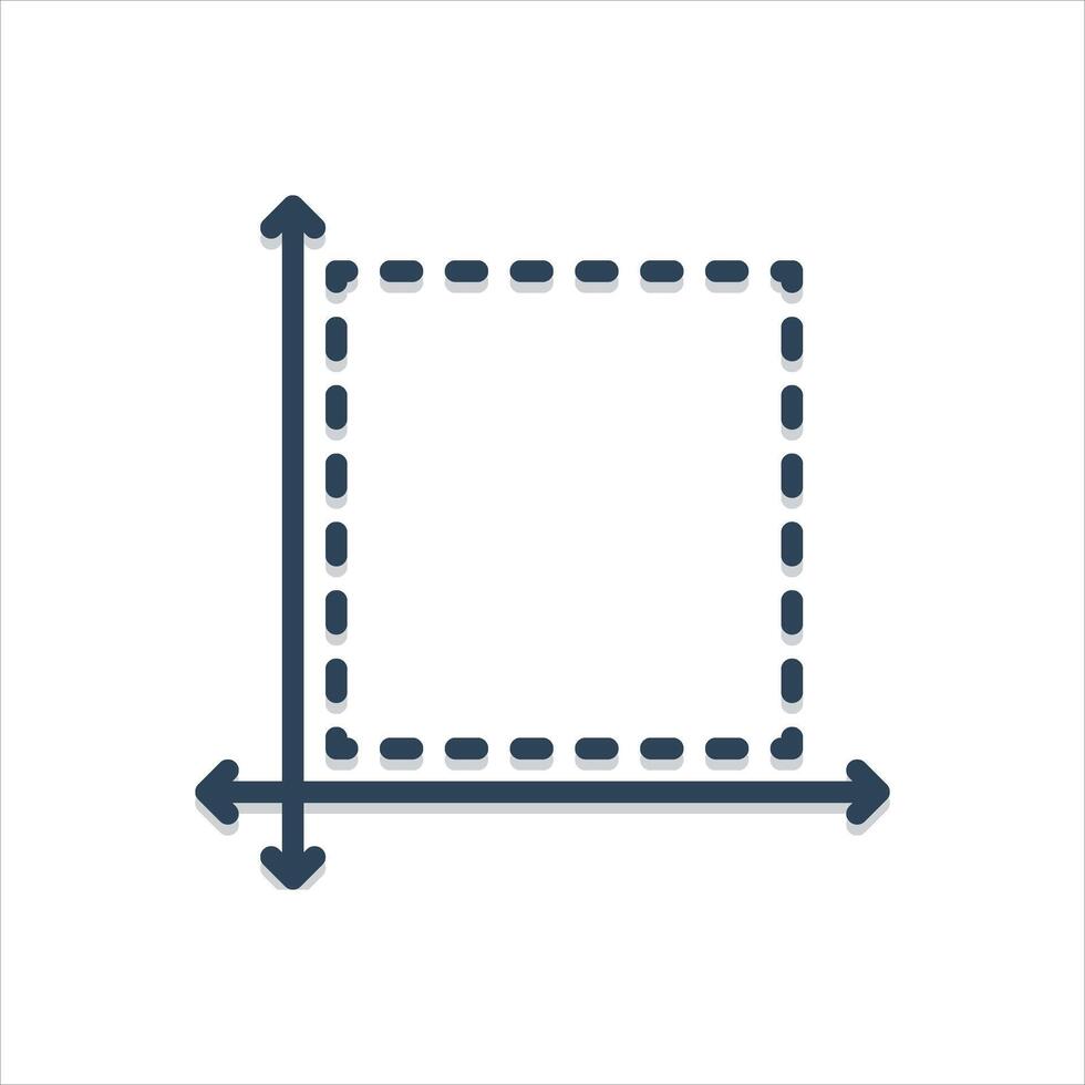 Color icon size vector