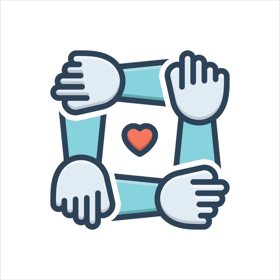 Color icon unity vector
