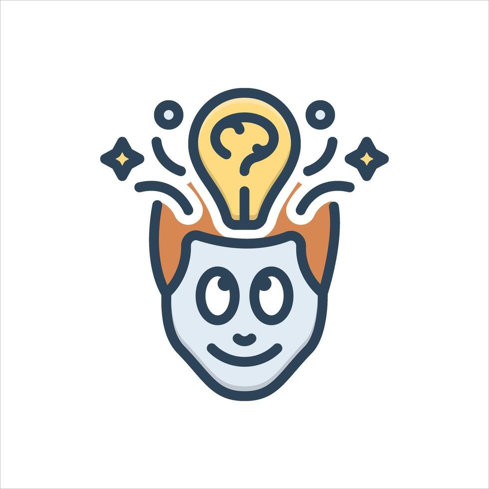 Color icon inspired vector