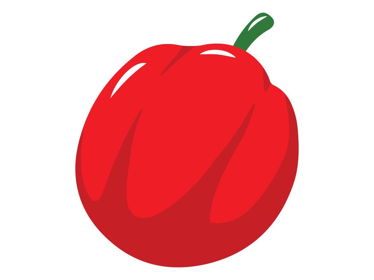 Bell Pepper Vegetable Cartoon vector