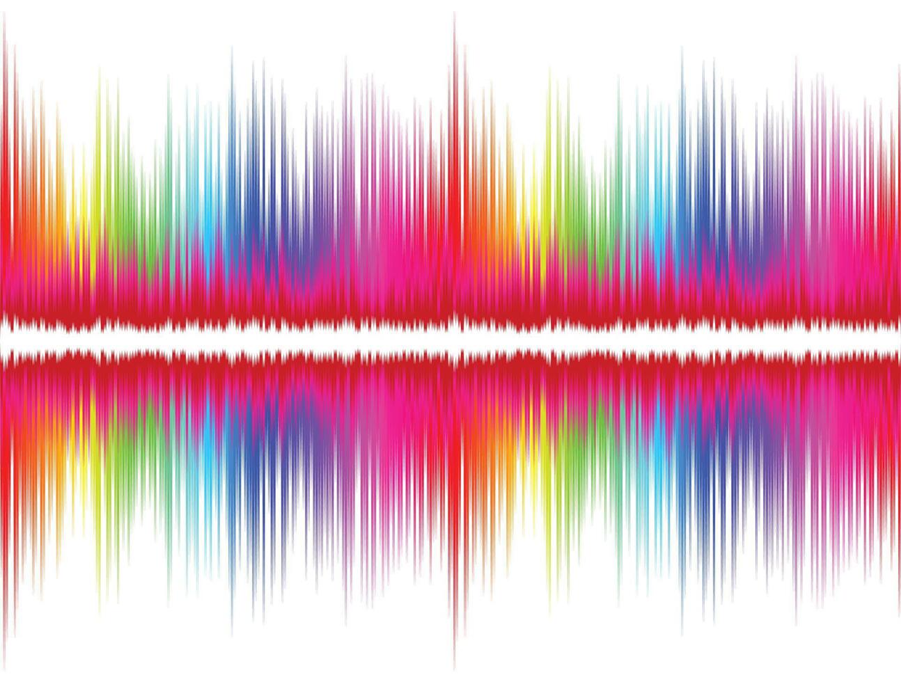 A background with color sound wave. vector