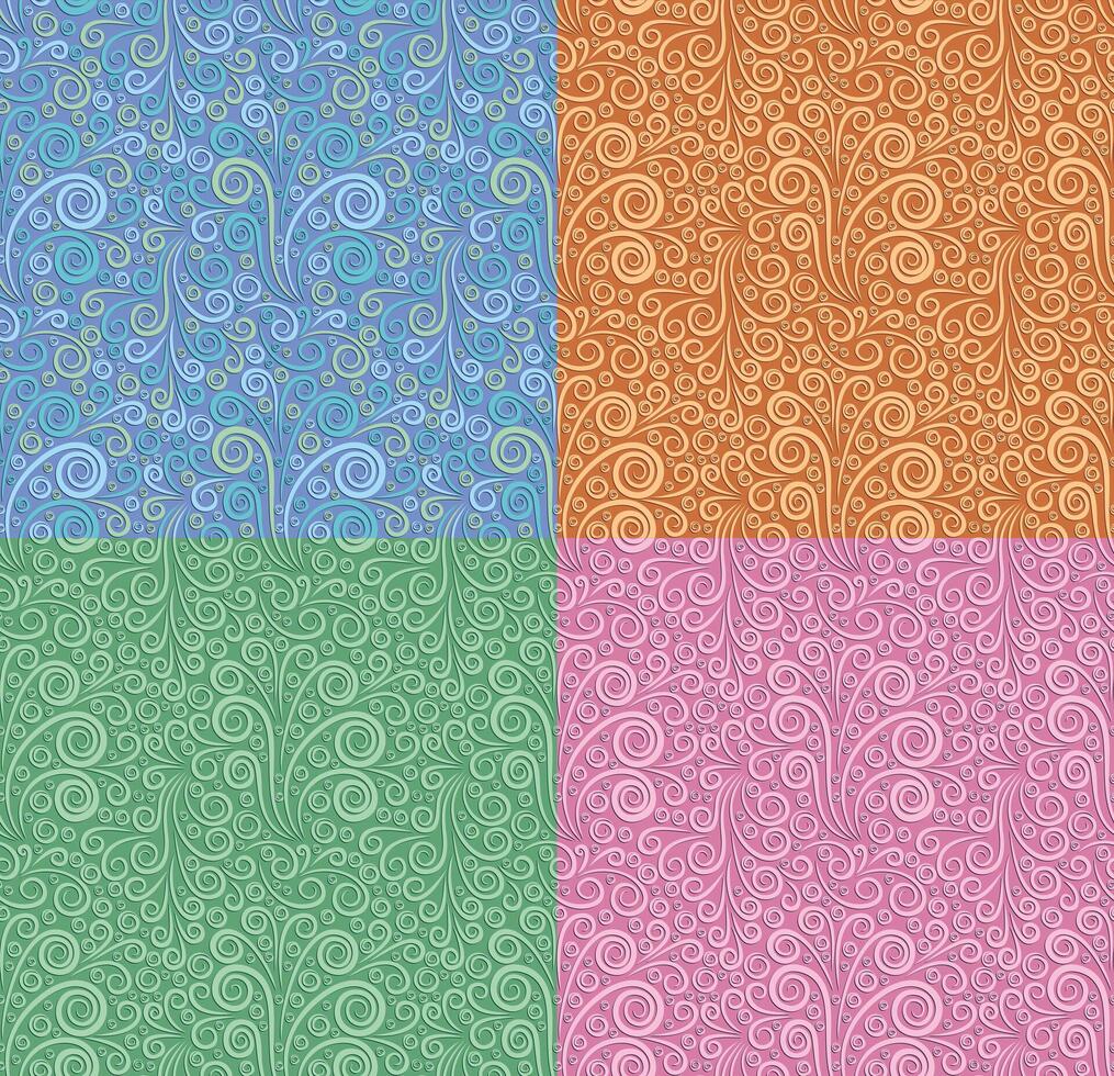 Seamless backgrounds with a pattern. vector