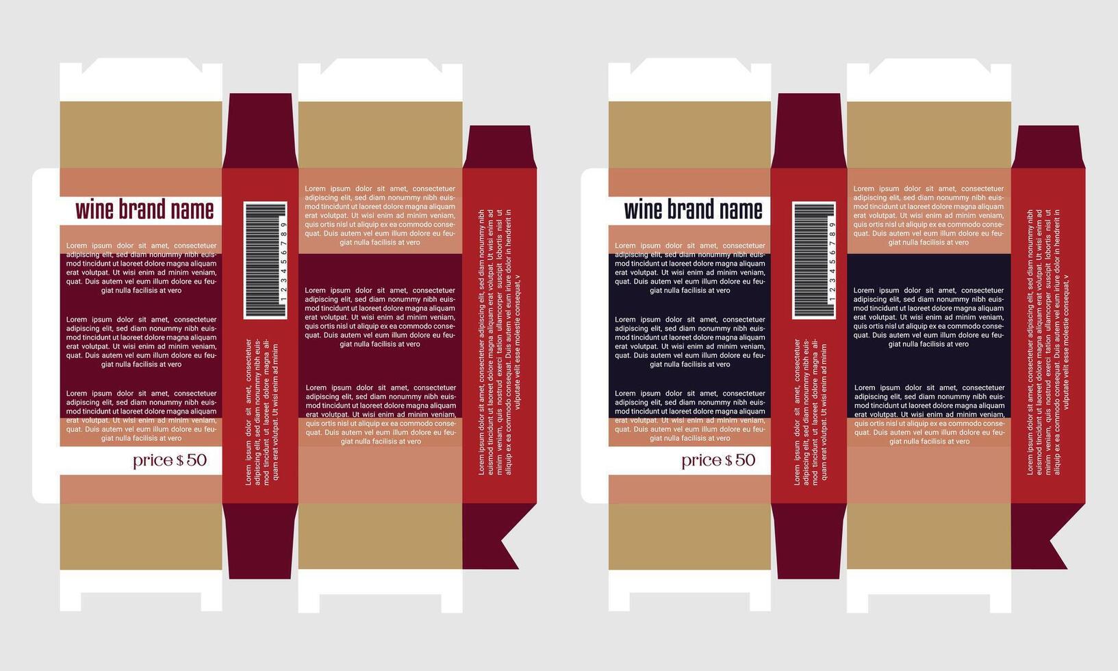Creative Wine Packaging Designs vector