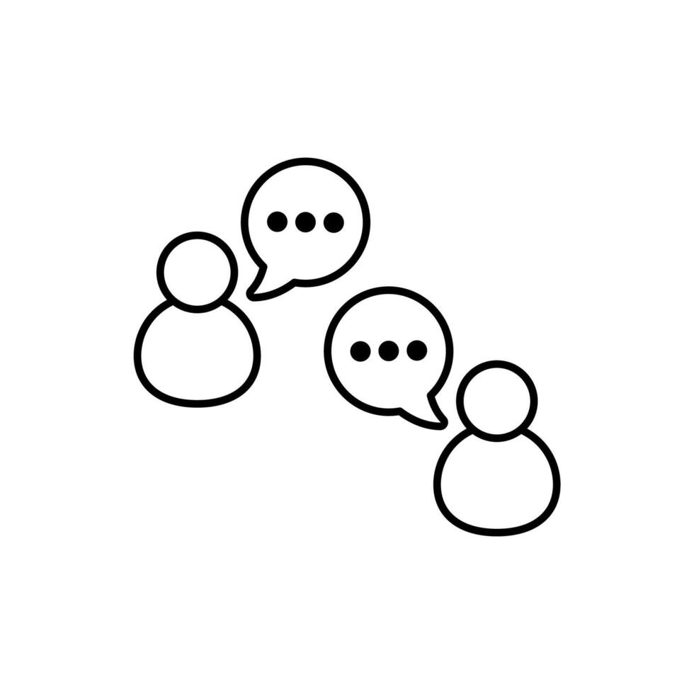Icon a dialect, isolated against a clean background. vector