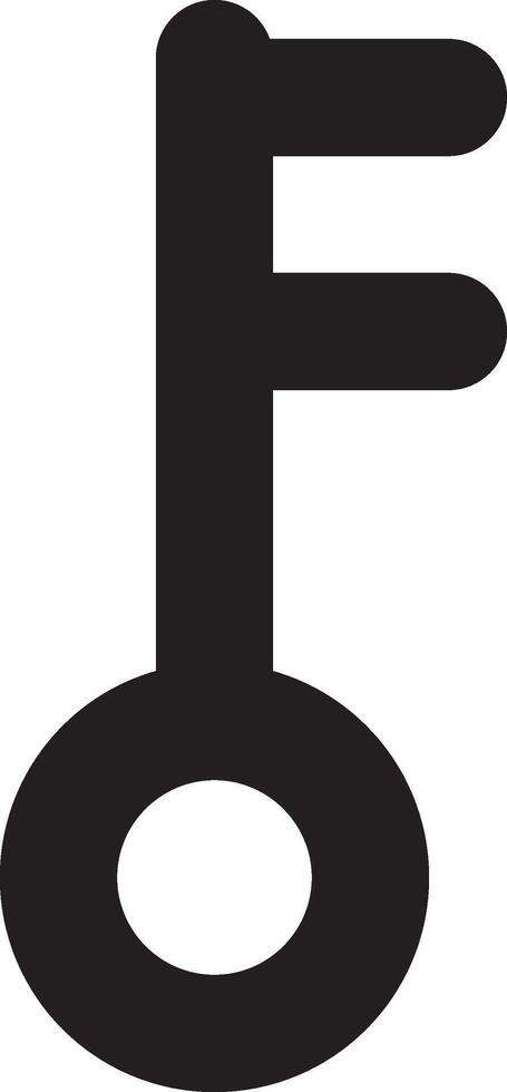 A black and white image of a letter f vector