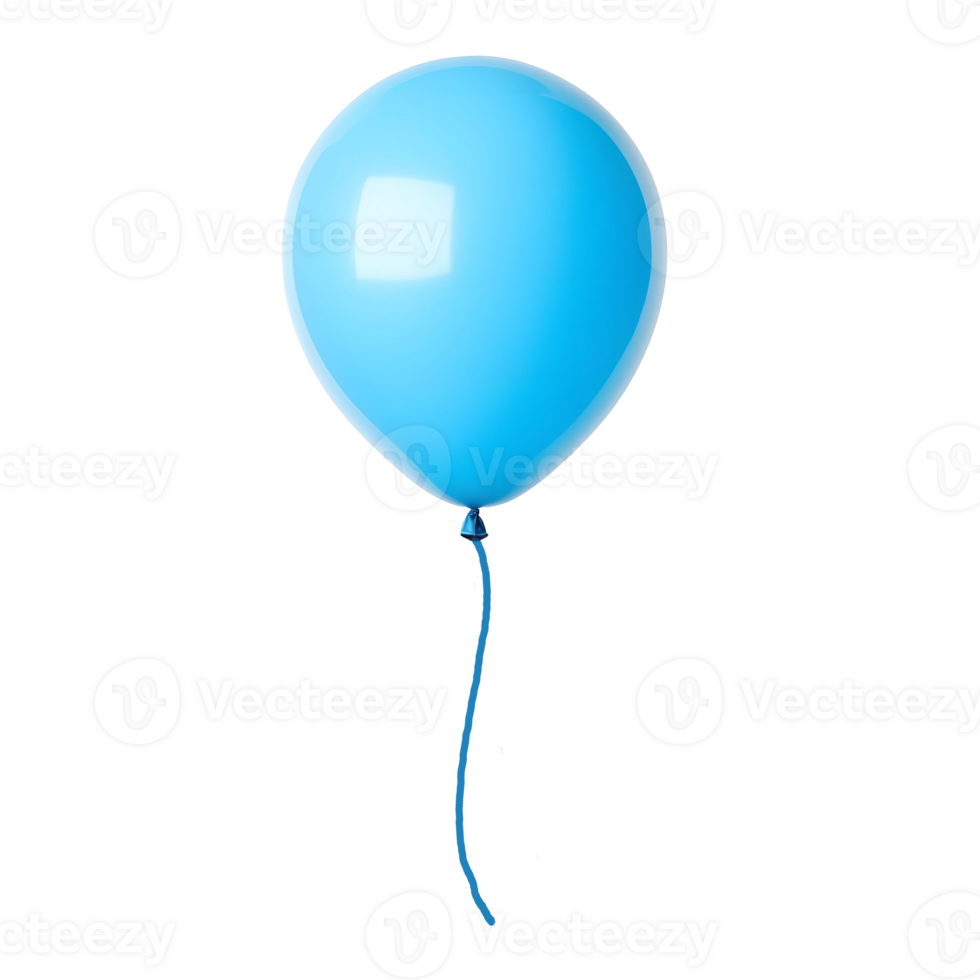 Light Blue Balloon Floating Above Geometric Shapes png