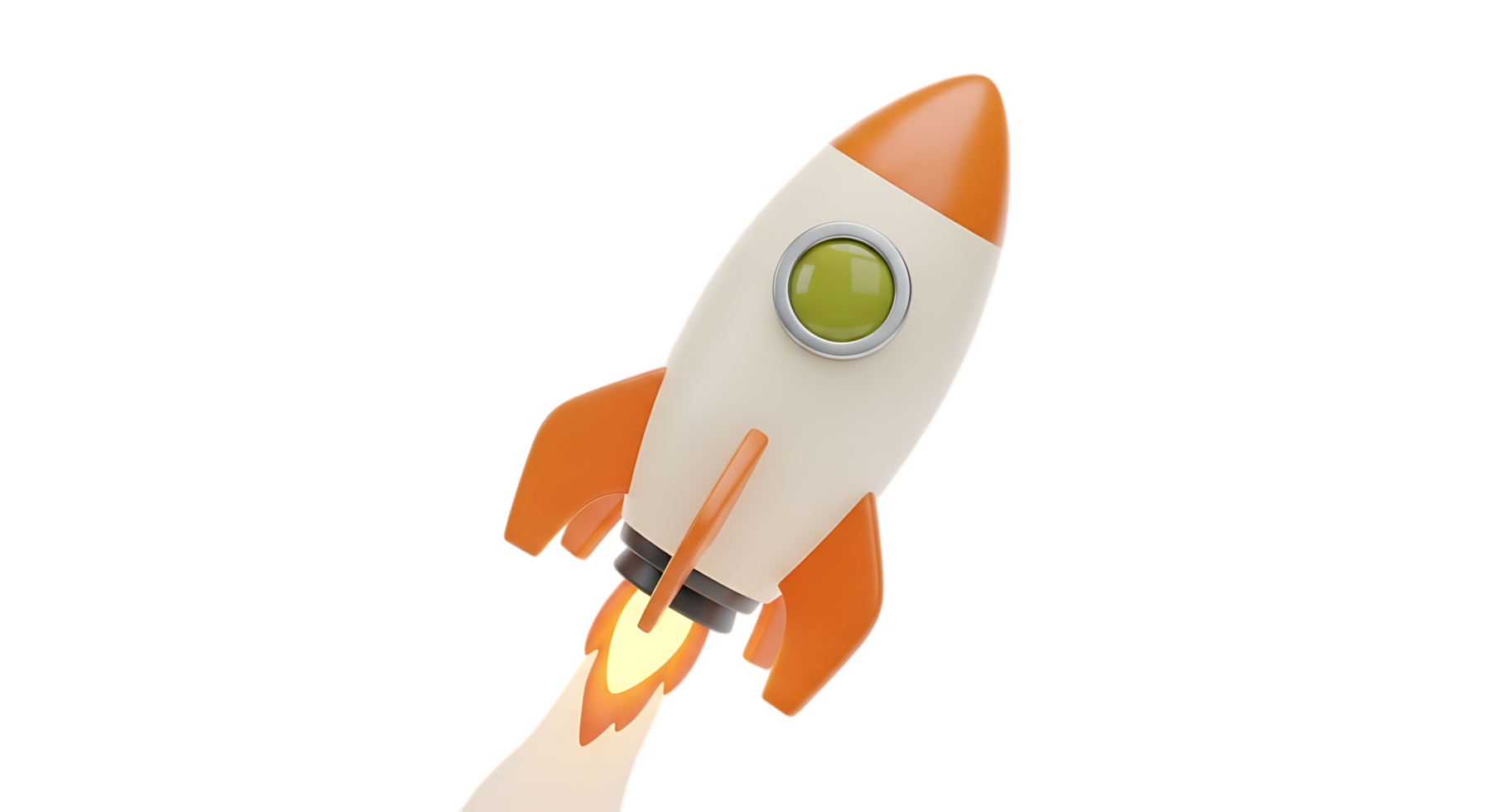 A rocket ship is flying through the air png
