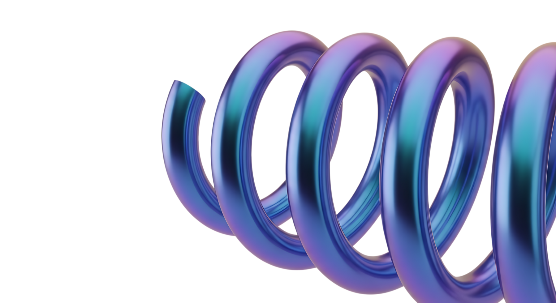 A blue and purple spiral spring png