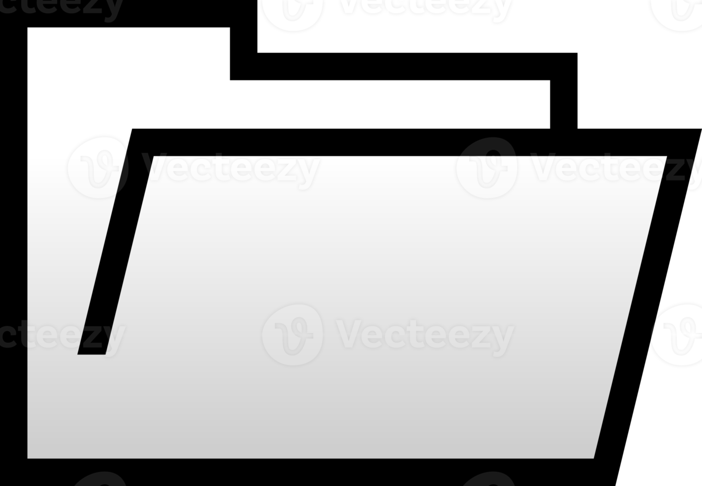 White folder document file png