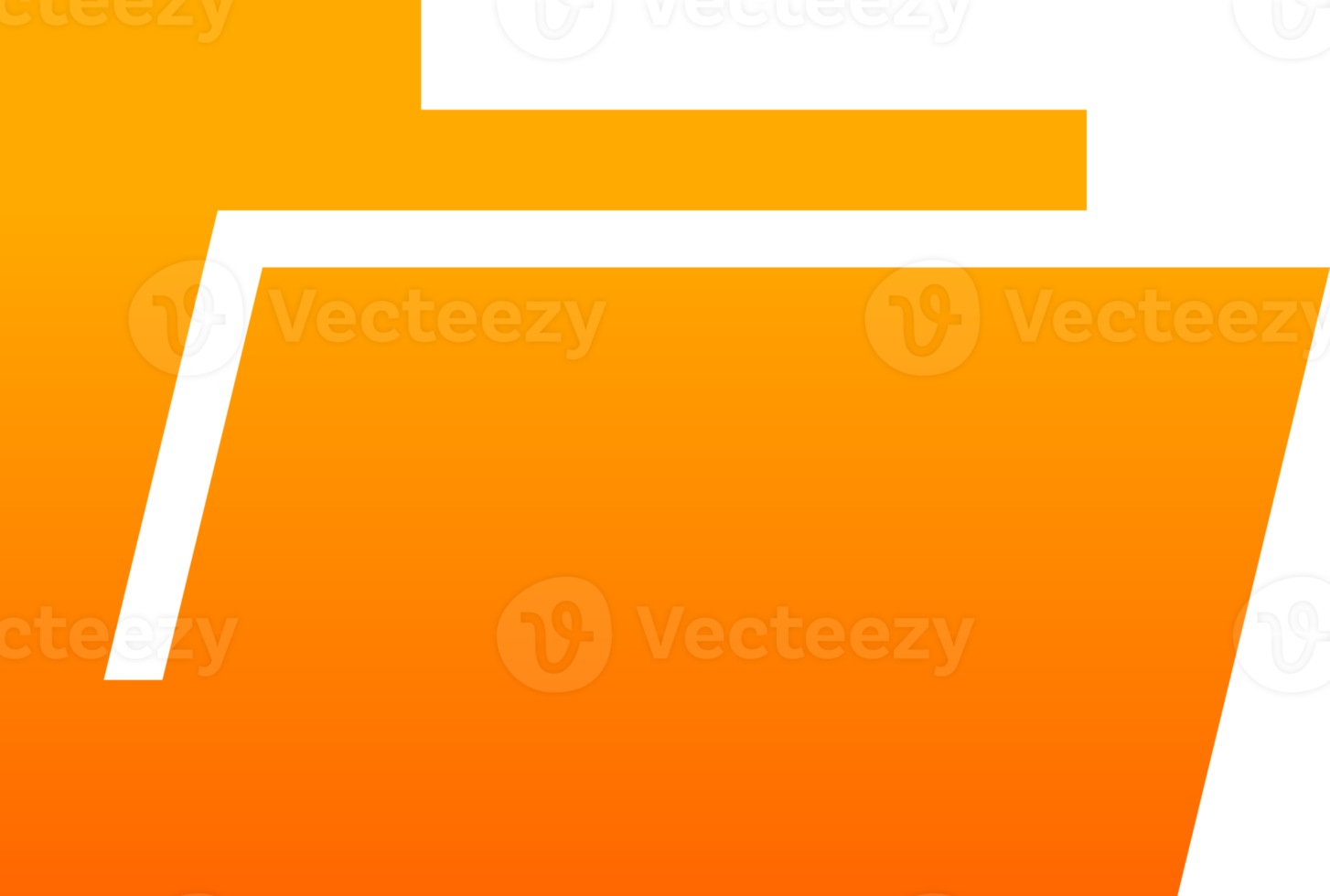 Orange folder document file png