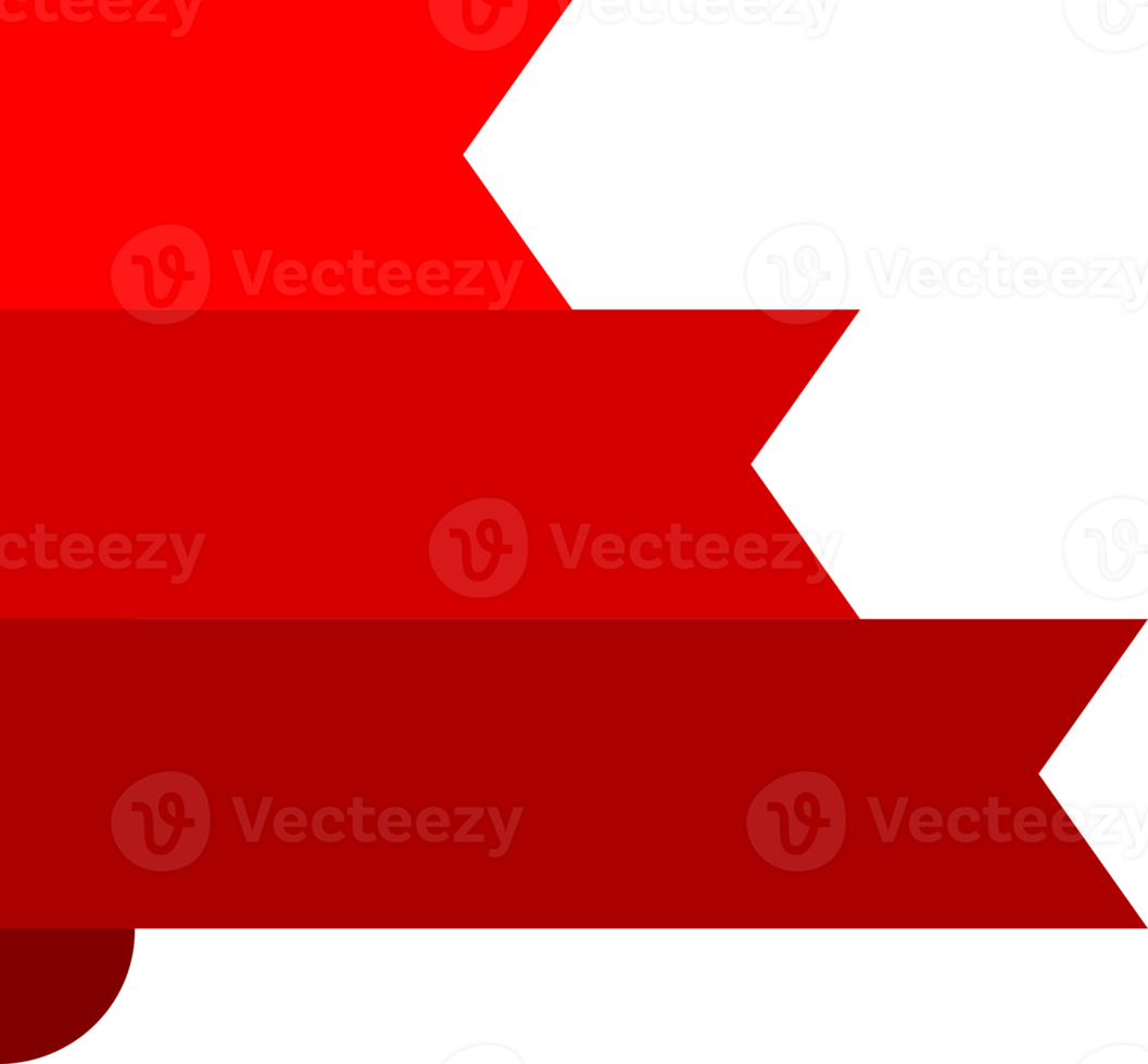Red section ribbon label tag frame icon png