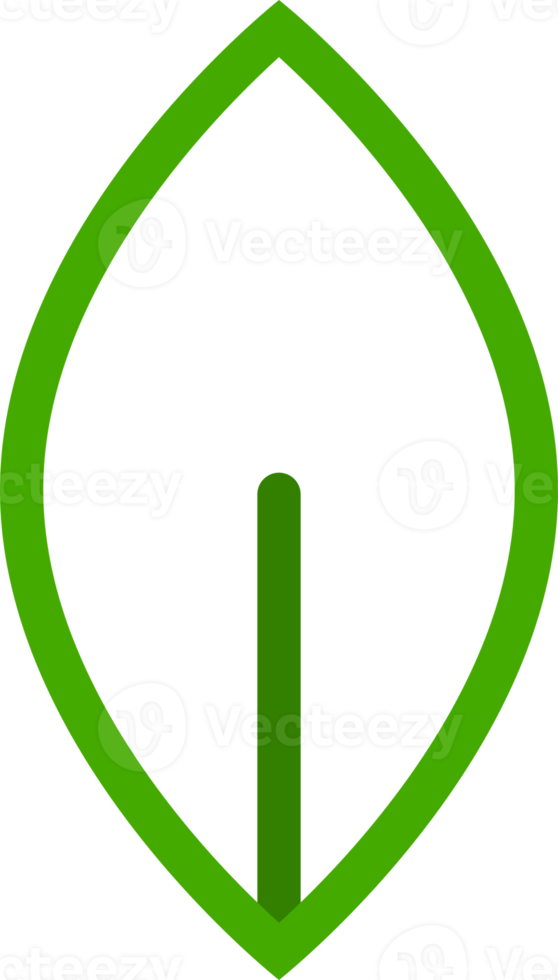 Green line leaf tree png